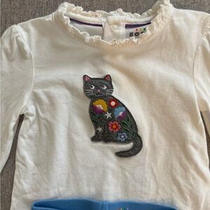 Baby Boden Cat Top and Leggings